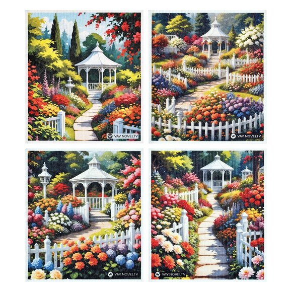 12-PK Eco-Friendly Swedish Dishcloths For Kitchen - Paper Towel Alternative - Picture 1 of 4